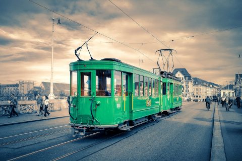 Let Beograd Bazel zeleni tramvaj